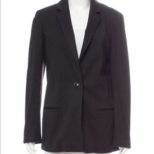 Diane von Furstenberg Anteup Black Wool Boyfriend Blazer Size 0